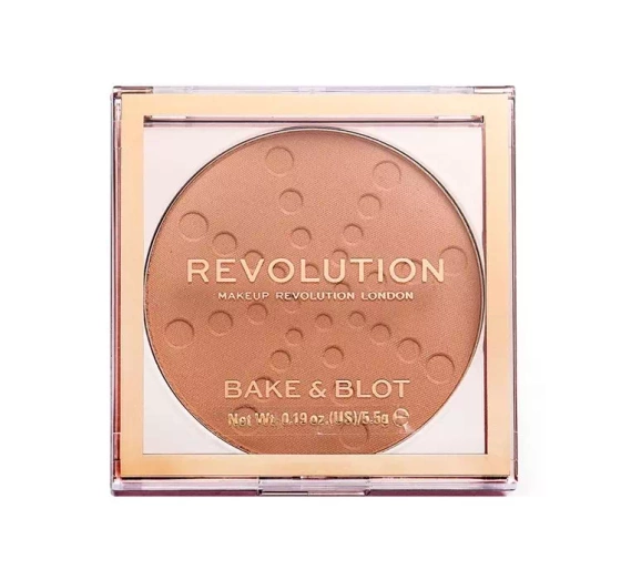 MAKEUP REVOLUTION BAKE & BLOT МАТИРУЮЩАЯ ПУДРА PEACH 5,5Г