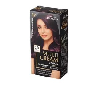 JOANNA MULTI CREAM COLOR КРАСКА ДЛЯ ВОЛОС 37 SOCZYSTA OBERŻYNA