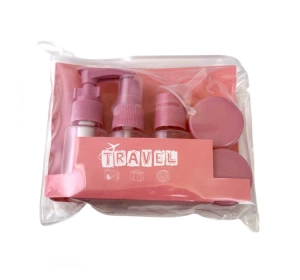 eCarla набор емкостей для путешествий 7в1 Розовый