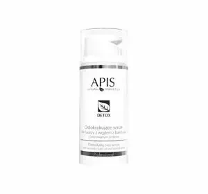 APIS DETOX ДЕТОКСИКУЮЧА СИРОВАТКА ДЛЯ ОБЛИЧЧЯ З БАМБУКОВИМ ВУГІЛЛЯМ ТА ІОНІЗОВАНИМ СРІБЛОМ 100МЛ