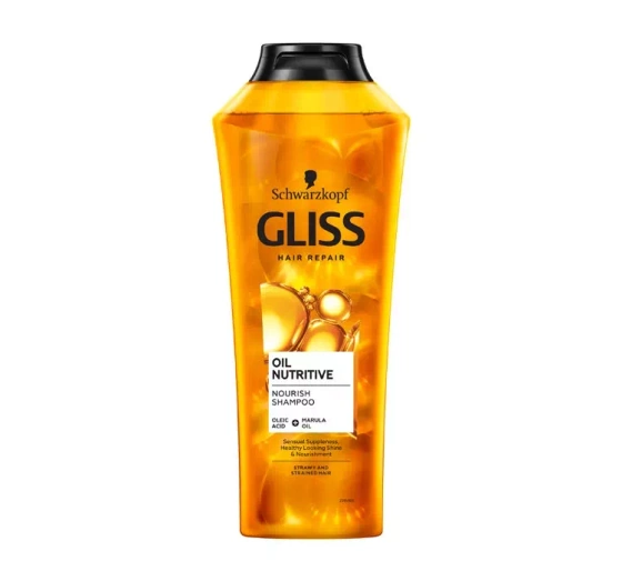 GLISS OIL NUTRITIVE NOURISH SHAMPOO ШАМПУНЬ ДЛЯ СУХИХ И ПОВРЕЖДЕННЫХ ВОЛОС 400МЛ 