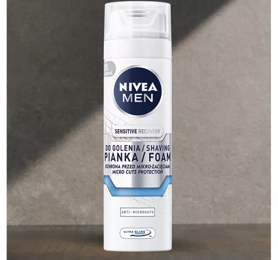 NIVEA MEN SENSITIVE RECOVERY ВОССТАНАВЛИВАЮЩАЯ ПЕНКА ДЛЯ БРИТЬЯ 200МЛ