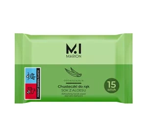 MARION ОСВІЖАЮЧІ СЕРВЕТКИ GREEN TEA 15 ШТУК
