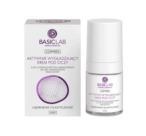 BasicLab Copperis активно разглаживающий крем для кожи вокруг глаз на день 18 мл