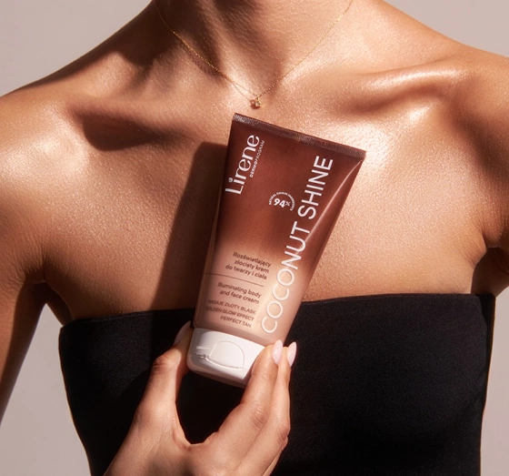 LIRENE COCONUT SHINE ОСВЕТЛЯЮЩИЙ КРЕМ ДЛЯ ЛИЦА И ТЕЛА 150МЛ