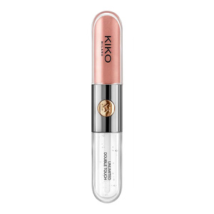   KIKO Milano Unlimited Double Touch двоетапна рідка помада 102 Satin Rosy Beige 2x3мл