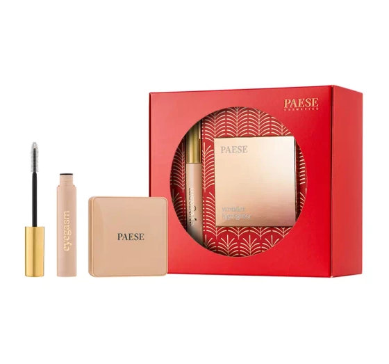 PAESE JINGLE BRIGHT SET ПОДАРОЧНЫЙ НАБОР ХАЙЛАЙТЕР + ТУШЬ ДЛЯ РЕСНИЦ