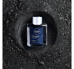 NIVEA MEN DEEP ВОДА ПІСЛЯ ГОЛІННЯ З АКТИВОВАНИМ ВУГІЛЛЯМ 100МЛ