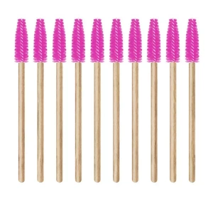 LASH BROW ЩЕТОЧКА ДЛЯ РЕСНИЦ И БРОВЕЙ В ФОРМЕ СПИРАЛИ РОЗОВАЯ 10 ШТ