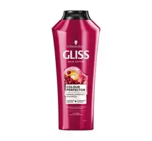 GLISS COLOUR PERFECTOR REPAIR & PROTECT SHAMPOO ШАМПУНЬ ДЛЯ ОКРАШЕННЫХ И ОСВЕТЛЕННЫХ ВОЛОС 400МЛ