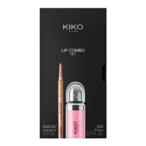 KIKO Milano Lip Combo Set набор для макияжа губ 02 блеск для губ 6,5 мл + контурная помада 0,35 г