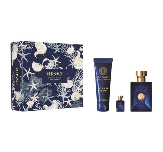 Versace Dylan Blue Pour Homme туалетная вода 100 мл + 5 мл + гель для душа 150 мл