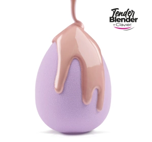 Clavier Tender Blender супер мягкий спонж для макияжа Teardrop Purple