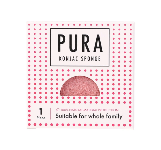 SISTER YOUNG PURA НАТУРАЛЬНИЙ СПОНЖ КОННЯКУ ДЛЯ ВМИВАННЯ PINK
