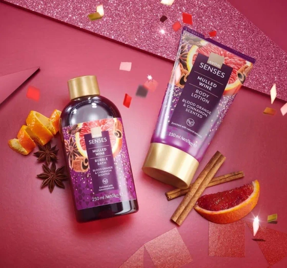 Avon Senses бальзам для тіла Mulled Wine 150 мл