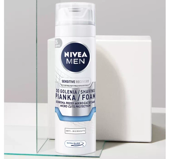 NIVEA MEN SENSITIVE RECOVERY ВОССТАНАВЛИВАЮЩАЯ ПЕНКА ДЛЯ БРИТЬЯ 200МЛ