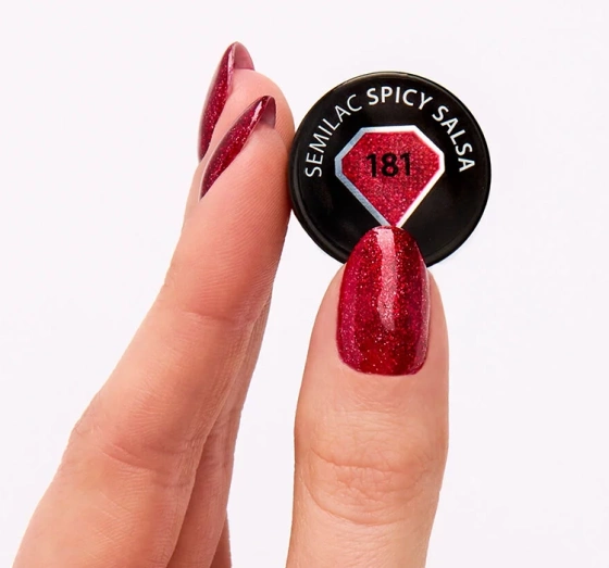 SEMILAC ГЕЛЬ-ЛАК UV SPICY SALSA 181