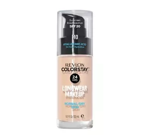 REVLON COLORSTAY ТОНАЛЬНОЕ СРЕДСТВО С ГИАЛУРОНОВОЙ КИСЛОТОЙ ДЛЯ СУХОЙ КОЖИ 110 IVORY 30МЛ
