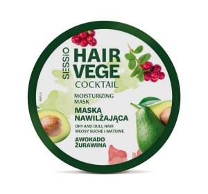 Sessio Hair Vege Cocktail увлажняющая маска для волос Авокадо Клюква 250 г
