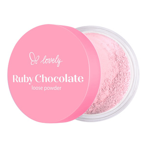 Lovely Ruby Chocolate рожева розсипчаста пудра для обличчя 6 г