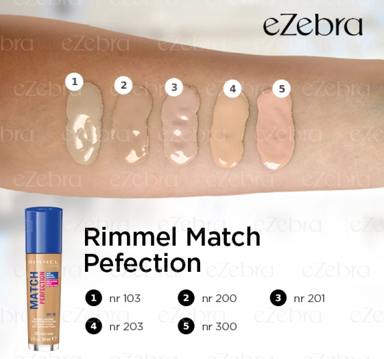 Натисніть на картинку, щоб її збільшити RIMMEL ТОНАЛЬНА ОСНОВА MATCH PERFECTION NR 103 НОВА ВЕРСІЯ