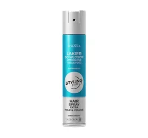 JOANNA STYLING EFFECT ЛАК ДЛЯ ВОЛОС СТОЙКОСТЬ И ОБЪЕМ EXTRA STRONG 250ML