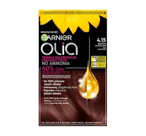 GARNIER OLIA СТОЙКАЯ КРАСКА ДЛЯ ВОЛОС БЕЗ АММИАКА 4.15 ЗАМОРОЖЕННЫЙ ШОКОЛАД