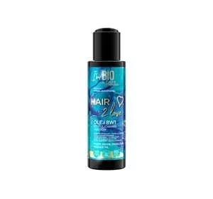 EVELINE HAIR 2 LOVE ОЛІЙКА 8В1 ДЛЯ ПРОЦЕДУРИ ЗМАЩУВАННЯ СУХОГО, ПОШКОДЖЕНОГО І ПУХНАСТОГО ВОЛОССЯ 110МЛ