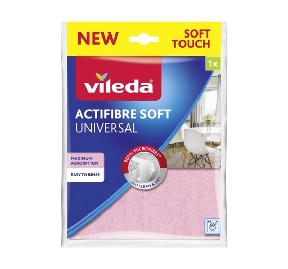 Vileda Actifibre Soft Universal серветка з мікрофібри 1 штука