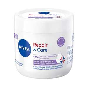 NIVEA REPAIR & CARE ЗВОЛОЖУЮЧЕ-ЗАХИСНИЙ КРЕМ ДЛЯ ТІЛА, ОБЛИЧЧЯ ТА РУК 400МЛ