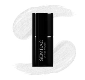 SEMILAC ГІБРИДНИЙ ЛАК УФ GLITTER MILK 091