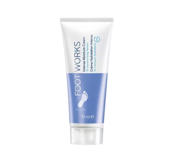 AVON FOOT WORKS INTENSE MOISTURE CREAM ІНТЕНСИВНО ЗВОЛОЖУВАЛЬНИЙ КРЕМ ДЛЯ СТОП 75МЛ