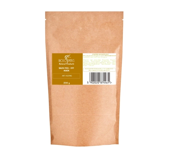 BIOCOSMETICS ANTI-AGING PEEL-OFF MASK ОМОЛАЖИВАЮЩАЯ МАСКА ИЗ ВОДОРОСЛЕЙ 40Г