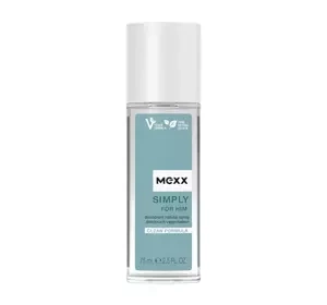 MEXX SIMPLY FOR HIM DEODORANT NATURAL SPRAY ДЕЗОДОРАНТ 75МЛ