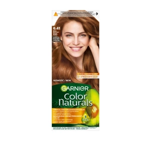 GARNIER COLOR NATURALS СТІЙКА ФАРБА ДЛЯ ВОЛОССЯ 6.41 ЗОЛОТИЙ БУРШТИН