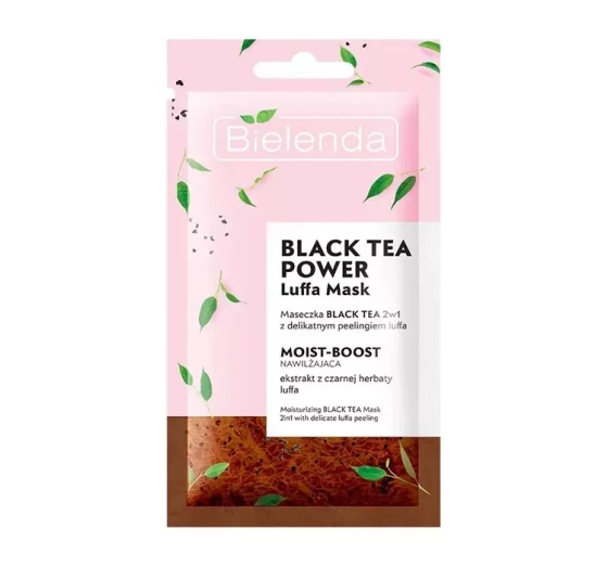 BIELENDA BLACK TEA POWER УВЛАЖНЯЮЩАЯ МАСКА 2В1 С ДЕЛИКАТНЫМ ПИЛИНГОМ LUFF 8Г