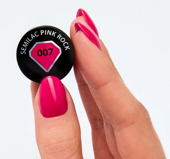 SEMILAC ГЕЛЬ-ЛАК UV HYBRID PINK ROCK 007