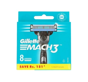 GILLETTE MACH3 КАРТРИДЖИ К БРИТВЕ 8 ШТУК