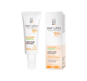 IWOSTIN SOLECRIN PURRITIN ЛЕГКИЙ МАТИРУЮЩИЙ ФЛЮИД SPF50+ 40МЛ