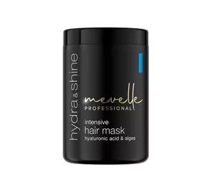 MEVELLE PROFESSIONAL HYDRA & SHINE МАСКА ДЛЯ МАТОВОГО ТА СХИЛЬНОГО ДО ПУШІННЯ  ВОЛОССЯ 900МЛ