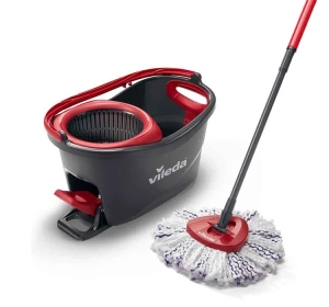 Vileda Turbo 3in1 Microfibre набір для прибирання швабра і відро з віджимом