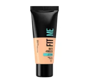 MAYBELLINE FIT ME МАТУЮЧИЙ ТОНАЛЬНИЙ ЗАСІБ IVORY 112 SOFT BEIGE