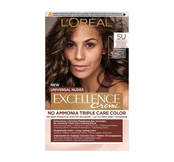 L'Oréal Paris Excellence Créme Universal Nudes стойкая краска для волос без аммиака 5U