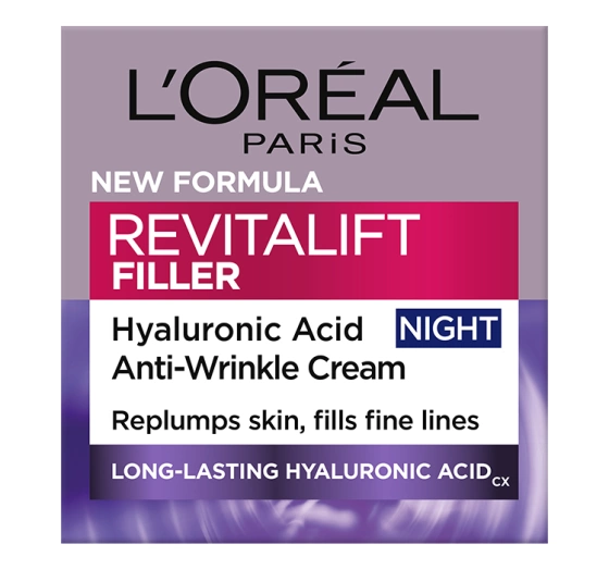 LOREAL REVITALIFT FILLER [HA] КРЕМ ANTI-AGE НА НОЧЬ 50МЛ