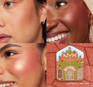 NYX Professional Makeup Buttermelt Face Palette Cocoa And Spice палітра для контурування обличчя Deep 2 x 5 г