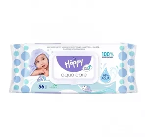 Bella Baby Happy Aqua Care влажные детские салфетки 56шт