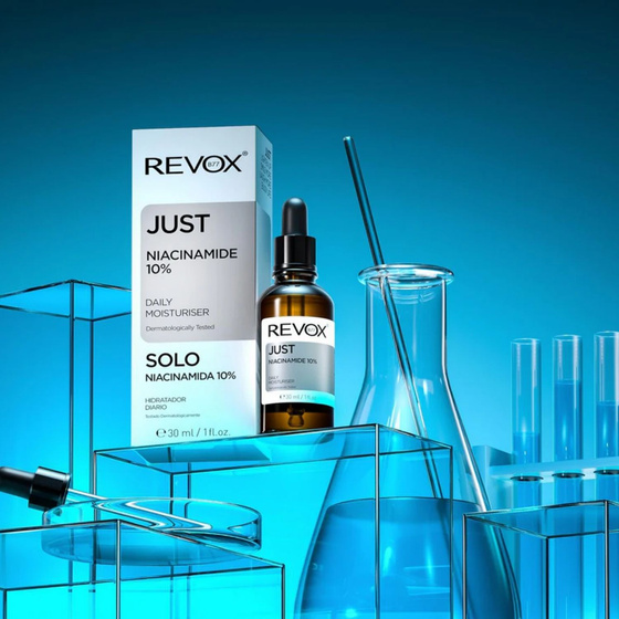 Нажмите на картинку, чтобы ее увеличить Revox B77 Just Niacinamide 10% Daily Moisturiser — сыворотка для лица с 10% ниацинамидом, 30 мл