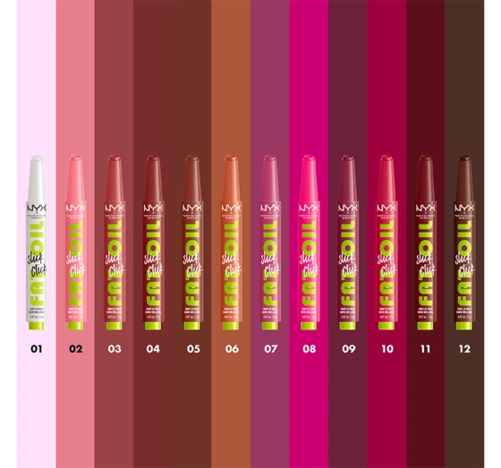 NYX PROFESSIONAL MAKEUP FAT OIL SLICK CLICK БАЛЬЗАМ ДЛЯ ГУБ 09 THAT'S MAJOR 2Г
