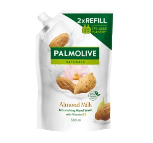 PALMOLIVE NATURALS ЖИДКОЕ МЫЛО ДЛЯ РУК MILK & ALMOND REFILL 500МЛ