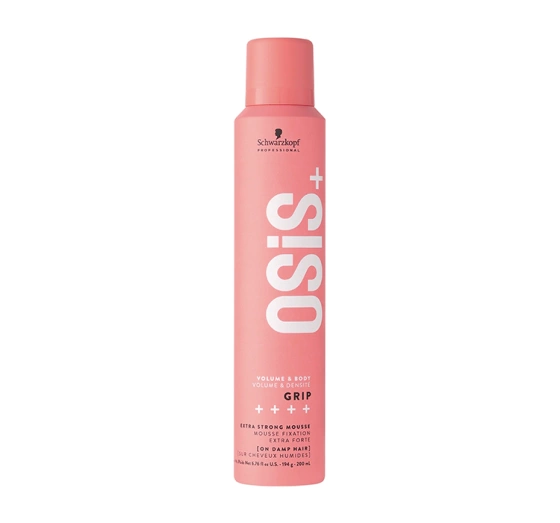 SCHWARZKOPF OSIS+ GRIP ПІНКА ДЛЯ ОБ'ЄМУ ВОЛОССЯ ІЗ СИЛЬНОЮ ФІКСАЦІЄЮ 200МЛ